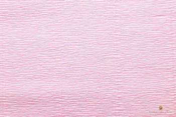 Бумага гофрированная Италия 50см х 2,5м 180г/м² цв.549 св.розовая