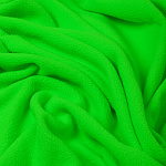 Ткань флис 2-х ст. TBY-0059-333 190 г/м² 100% ПЭ шир.150см  цв.F333 неон зеленый уп.1м