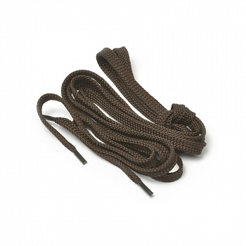 Шнурки плоские 9 мм 7с859 длина 100 см, компл.2шт, цв.т.коричневый