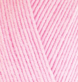 Пряжа для вязания Ализе Happy Baby (65% акрил, 35% полиамид) 5х100г/350м цв.185 св.розовый