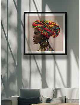 Набор для вышивания РИОЛИС арт.2164 Женщины мира. Африка 30х30 см