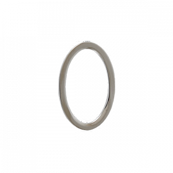 Кольцо литое, ТТ-19063-1, разм.20х35мм, цв.никель, уп.8шт