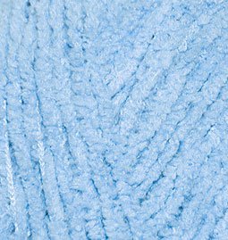 Пряжа для вязания Ализе Softy (100% микрополиэстер) 5х50г/115м цв.350 св.голубой