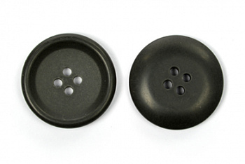 Пуговицы пластик CN 2583 цв.001 темн.серый 32L-20мм, 4 прокола, 72 шт
