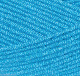 Пряжа для вязания Ализе LanaGold (49% шерсть, 51% акрил) 5х100г/240м цв.245 морская волна
