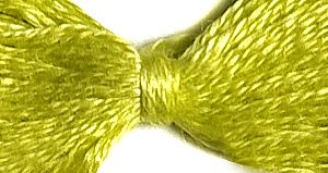 Нитки мулине цв.4804 желто-салатовый 12х10м С-Пб