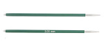47528 Knit Pro Спицы съемные для вязания Zing 3мм для длины тросика 20см, алюминий, нефритовый, 2шт