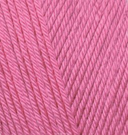 Пряжа для вязания Ализе Diva (100% микрофибра) 5х100г/350м цв.178 ярк.розовый
