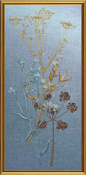 Набор для вышивания бисером НОВА СЛОБОДА арт.ЕМ3002 Сухоцветы 20х42 см