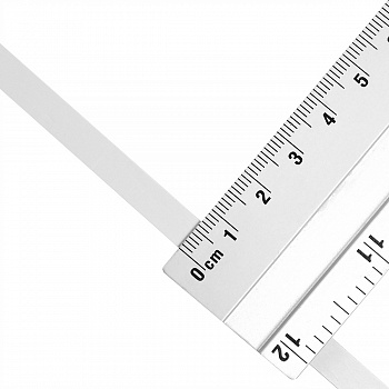 Резинка латексная для купальников 07мм гладкая TBY-48417 цв.белый уп.10м (±0,5м)