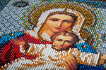 Набор для вышивания бисером КРОШЕ арт. В-156 Богородица Леушинская 21x25 см