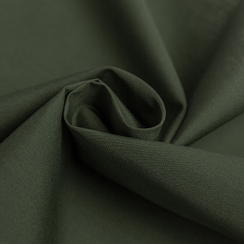 Ткань рубашечная 115 г кв.м 65% полиэстер, 35% хлопок шир.150 см арт.Р.32702.31 цв.31 зеленый уп.25м (±5м)