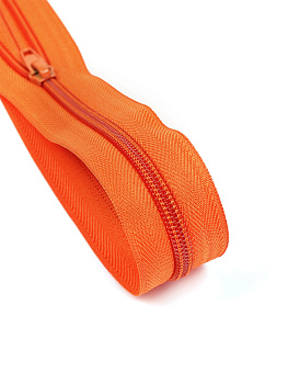 Молния MaxZipper пласт. спираль №5-N 60см цв.F157 оранжевый уп.10шт