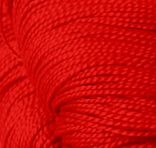 Нитки для вязания Ирис (100% хлопок) 300г/1800м цв.0906 красный мак С-Пб