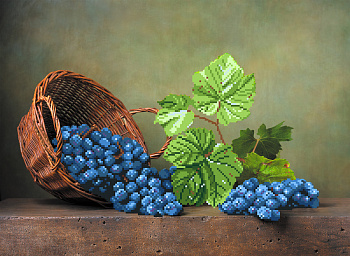 Рисунок на шелке МАТРЕНИН ПОСАД арт.37х49 - 4197 Виноградная лоза