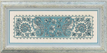 Набор для вышивания РИОЛИС арт.1703 Морской конек салфетка 62х32 см / панно 45х16 см