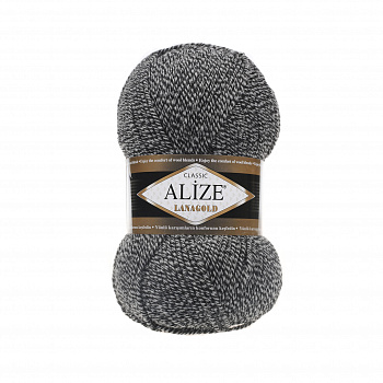 Пряжа для вязания Ализе LanaGold (49% шерсть, 51% акрил) 5х100г/240м цв.601