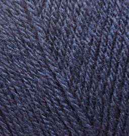 Пряжа для вязания Ализе Superlana TIG (25% шерсть, 75% акрил) 5х100г/570 м цв.058 т.синий