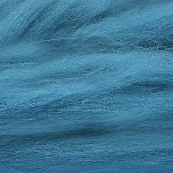 Шерсть для валяния КАМТ Лента для валяния (шерсть п/т 100%) 1х50г/2,1м цв.139 морская волна