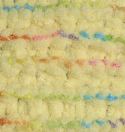 Пряжа для вязания Ализе Puffy color (100% микрополиэстер) 5х100г/9м цв.5857