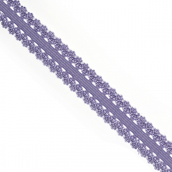 Резинка TBY бельевая (ажурная) 20мм арт.RB04380S цв.S380 св.фиолетовый уп.10м
