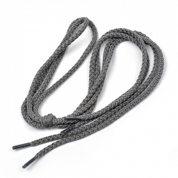 Шнурки круглые 4 мм ШО-61 длина 80 см, компл.2шт, цв.серый