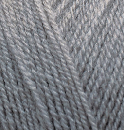Пряжа для вязания Ализе Superlana TIG (25% шерсть, 75% акрил) 5х100г/570 м цв.087 угольно-серый
