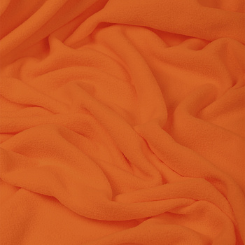 Ткань флис 2-х ст. TBY-0059-157.27 190 г/м² 100% ПЭ шир.150см  цв.F157 оранжевый уп.10м
