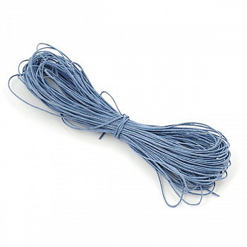 Шнур вощеный 1,2мм арт.168 (С262) цв.серо-голубой уп.20м