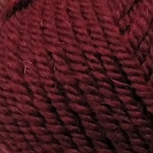 Пряжа для вязания ПЕХ Зимний вариант (95% шерсть, 5% акрил) 10х100г/100м цв.323 т.бордо