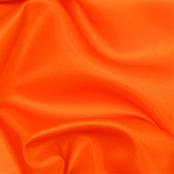 Ткань подкладочная Таффета 150см С190Т S02 неон-оранжевый 53г/м2 рул.100м А