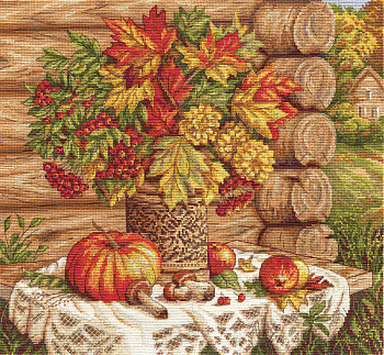 Набор для вышивания PANNA Золотая серия арт. N-1392 Осенний натюрморт 31х35 см