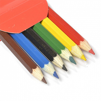 Набор шестигранных карандашей арт.НП.3741066 Цветик 2М-4М заточенные 6 цветов