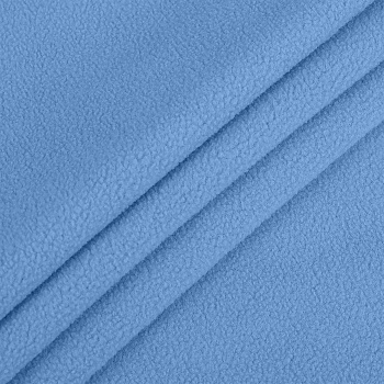 Ткань флис 2-х ст. TBY-0240-F184 240 г/м² 100% ПЭ шир.150см цв.F184 голубой уп.10м