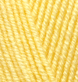 Пряжа для вязания Ализе Superlana klasik (25% шерсть, 75% акрил) 5х100г/280м цв.187 лимонный