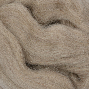 Шерсть для валяния ПЕХОРКА полутонкая шерсть (100%шерсть) 50г цв.371 натур.серый