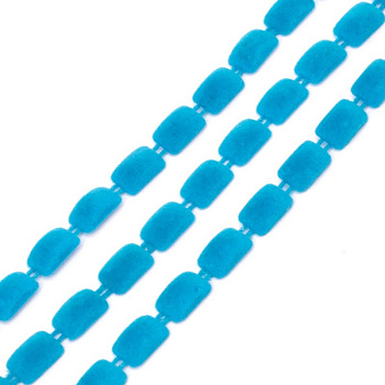 Тесьма пластиковая TBY арт.A2014-02 цв.5 голубой разм.8х13мм уп.9.14м