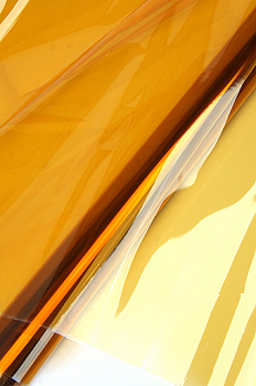 Пленка прозр. с рис. 100/603-10 прозрачный желтый (100см х 20м)