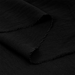 Ткань Лен Манго сей 165 г/м² 100% полиэстер шир.150 см арт.С.2146.07 цв.черный рул.50м (±5м)
