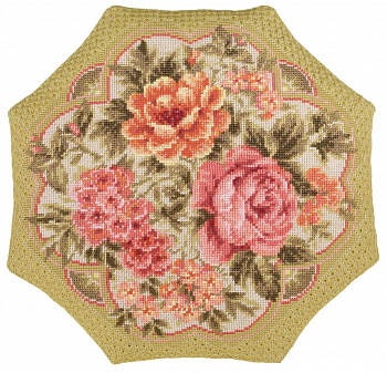 Набор для вышивания РИОЛИС арт.1558 Подушка Вечерний сад 40х40 см