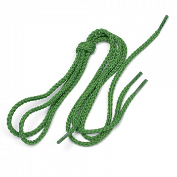 Шнурки круглые 3,5 мм 1с35 длина 60 см, компл.2шт, цв.зеленый