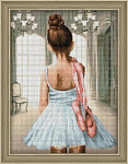 Набор для изготовления картин АЛМАЗНАЯ ЖИВОПИСЬ арт.АЖ.1559 Юная балерина 30х40 см