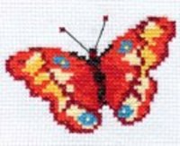 Набор для вышивания АЛИСА арт.0-43 Бабочки 10х7 см