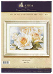 Набор для вышивания АЛИСА арт.2-32 Белые розы 40х27 см