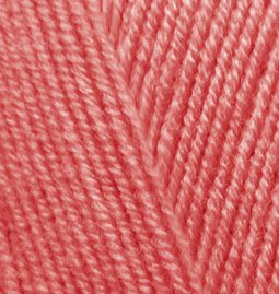 Пряжа для вязания Ализе LanaGold 800 (49% шерсть, 51% акрил) 5х100г/800м цв.154 коралловый