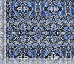 Ткань шелк Армани 90 г/м² 97% полиэстер, 3% спандекс шир.148 см арт.Р.15717.03 цв.03 синий уп.25м (±5м)