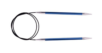 47100 Knit Pro Спицы круговые для вязания Zing 4,5мм/60см, алюминий