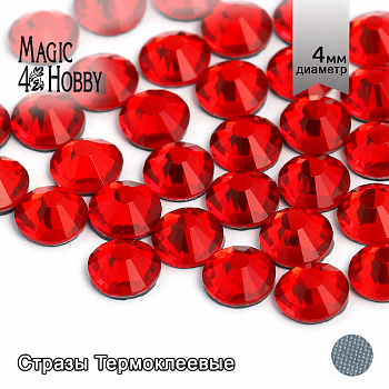 Стразы термоклеевые MAGIC 4 HOBBY SS16 (3,8-4,0 мм) цв. Siam уп.1440шт