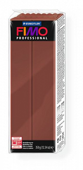 FIMO professional полимерная глина, запекаемая в печке, уп. 350г цв.шоколад, арт.8001-77