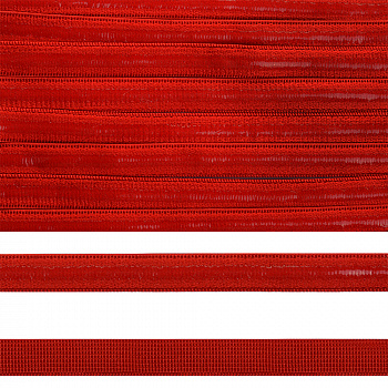 Резинка TBY бельевая с силиконом 61008 10мм цв.F163 красный уп.10м